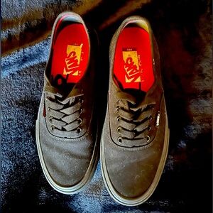 Authentic Pro Black Vans - Size 7.0 M